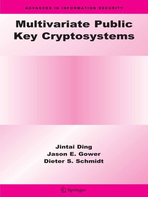 cover image of Multivariate Public Key Cryptosystems